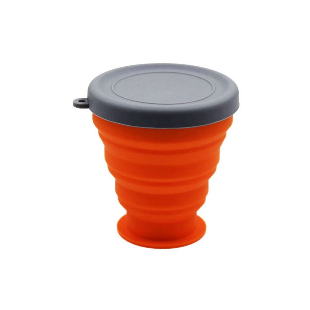 Telescopic Foldable Cup Food Grade Silicone Travel Mug Collapsible Water Cups  Travel