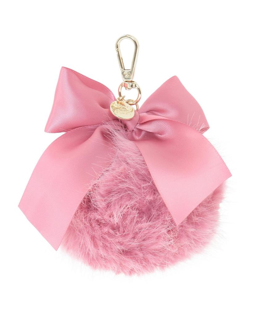 Maison de FLEUR Faux Fur Pompom Charm, White, F Charm, 08001063200