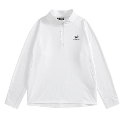 Kelme Herren Langarm Sportbekleidung, Stilvoll, Lockere Passform, Lässig, Herbst/Winter Shirt (Weiß, Größe L)