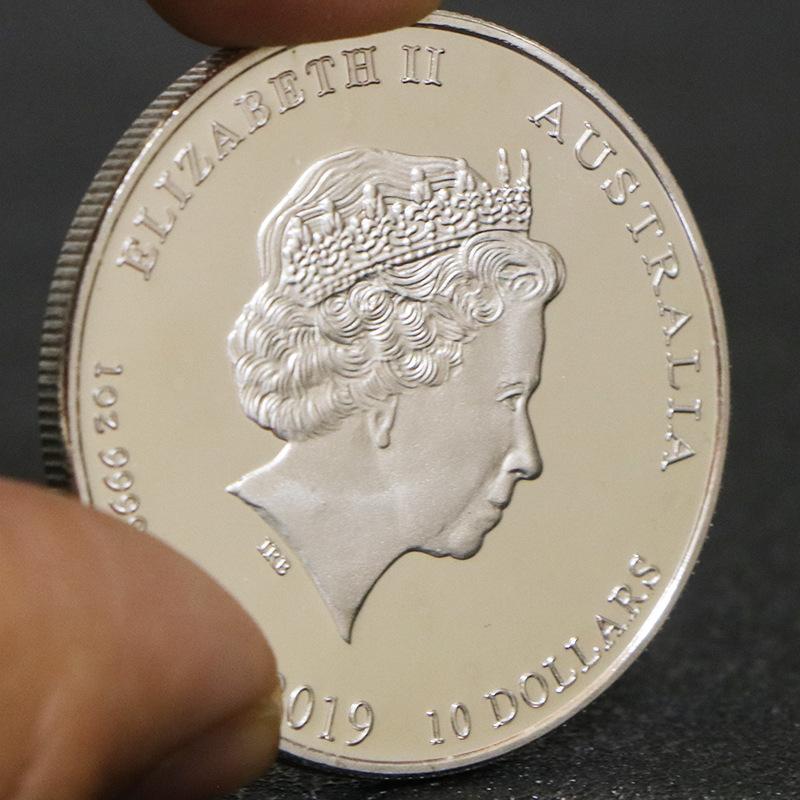 Australian dollar, Halloween, Christmas Eve Horror commemorative coin, Christmas Eve, collectible, colored, Christmas gift, Stocking stuffers