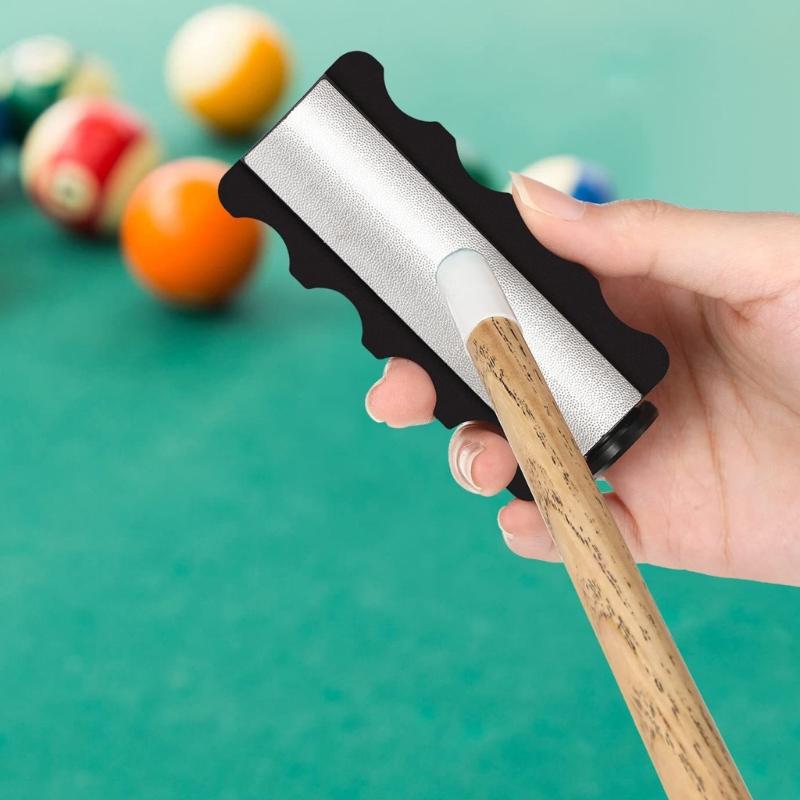 Efficient Billiard Cue Tip Repair Tool Billiards Cue Tip Corrector Tool for Enduring Use and Comfortable