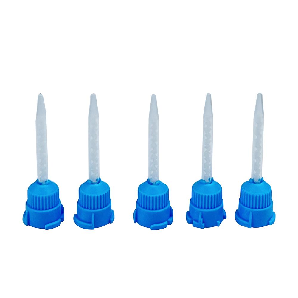 Dental Impression Mixing Tips Silicone Rubber Conveying Mixing Head Disposable Dentistry Lab Material Impression Nozzle Tube