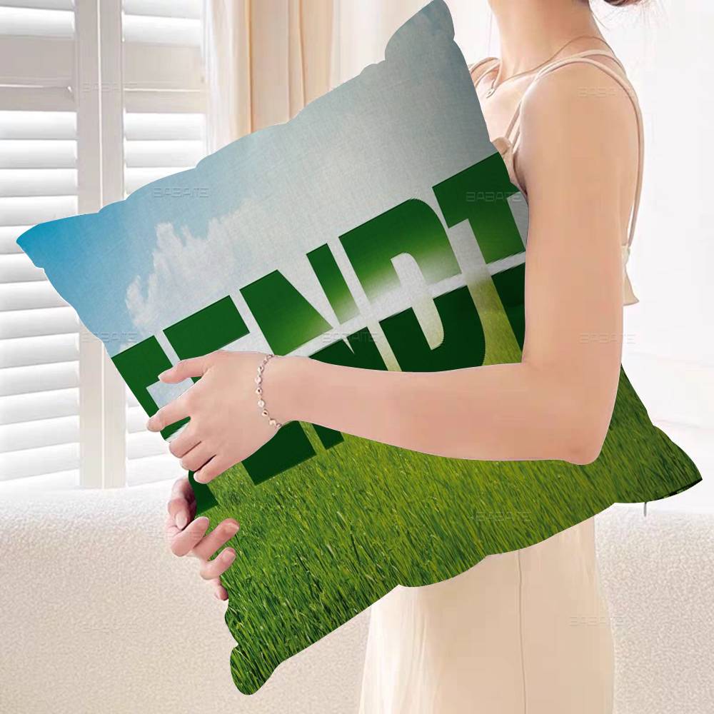 Farming Tractor Fendt Pillowcase Toon Gift Cushion Cover Bedroom Home Sofa Chair Seat Decor Pillow Case