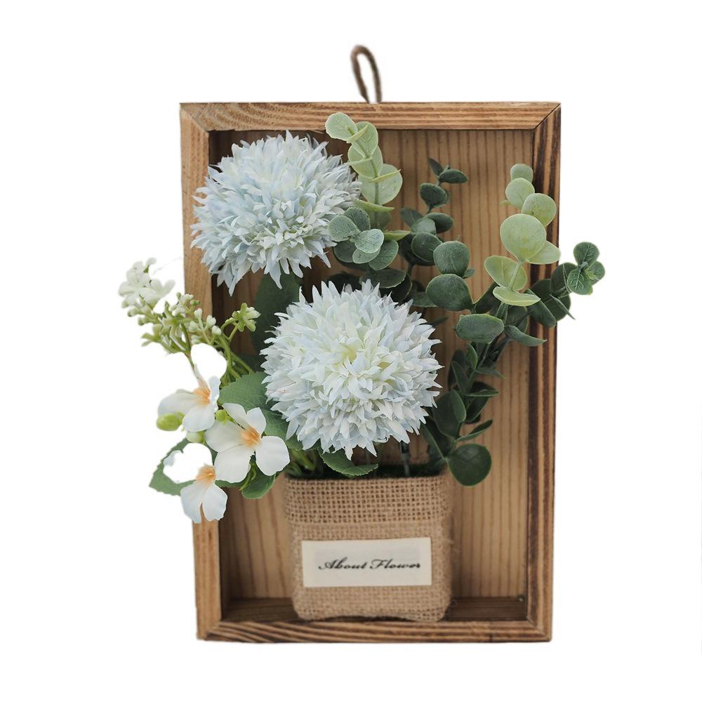 

3D Hanging Flowers Photo Frame Wall Hanging Imitation Flowers Ornaments Home Decoration Style 10