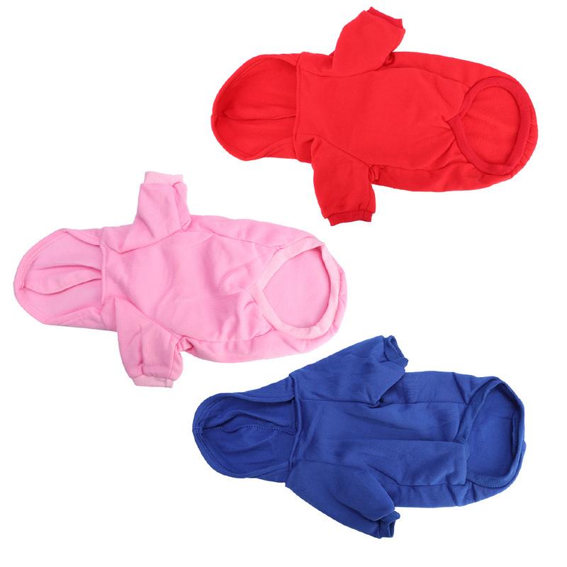 Dog Clothes Pet Sweatshirt Cute Polyester Pet Winter Warm Hoodie Sweatshirt Clothes Coat for Dogs Puppy Cats Dog Sweatshirt