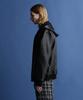 Schott NYC Leather Size Full-Zip Parka, Men's, 2XL, Black, 010, 782-3950080