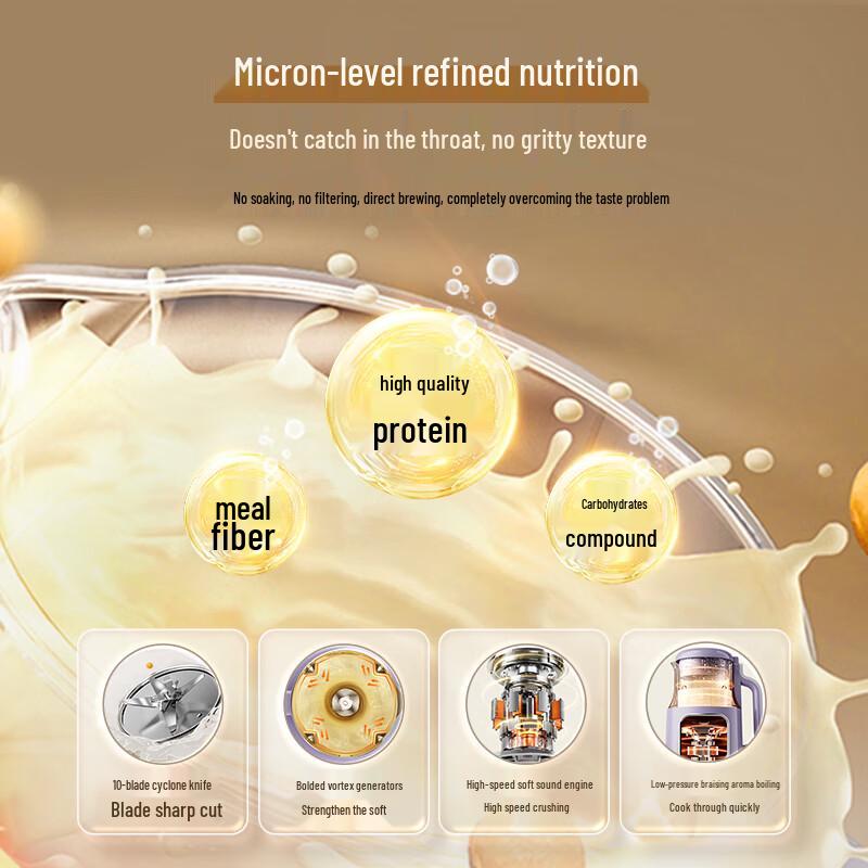 DAEWOO 1L Automatic High-Speed Blender & Soy Milk Maker