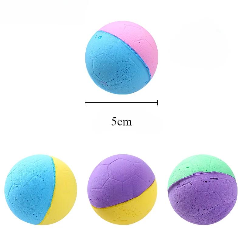 Cat Toy Latex Foam Ball Interactive Game Chase Kitten Toy Self Hi Pet Supplies Pet Cat Toys Interactive