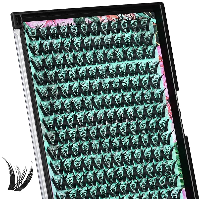 

Пучки ресниц Манга 168 шт. Пучки ресниц Эффект мокрых ресниц Ультратонкая невидимая лента для ресниц Наращивание ресниц Острые аниме Широкие ресницы(Котёнок, C-18мм) 168pcs-Kitten-C-16mm