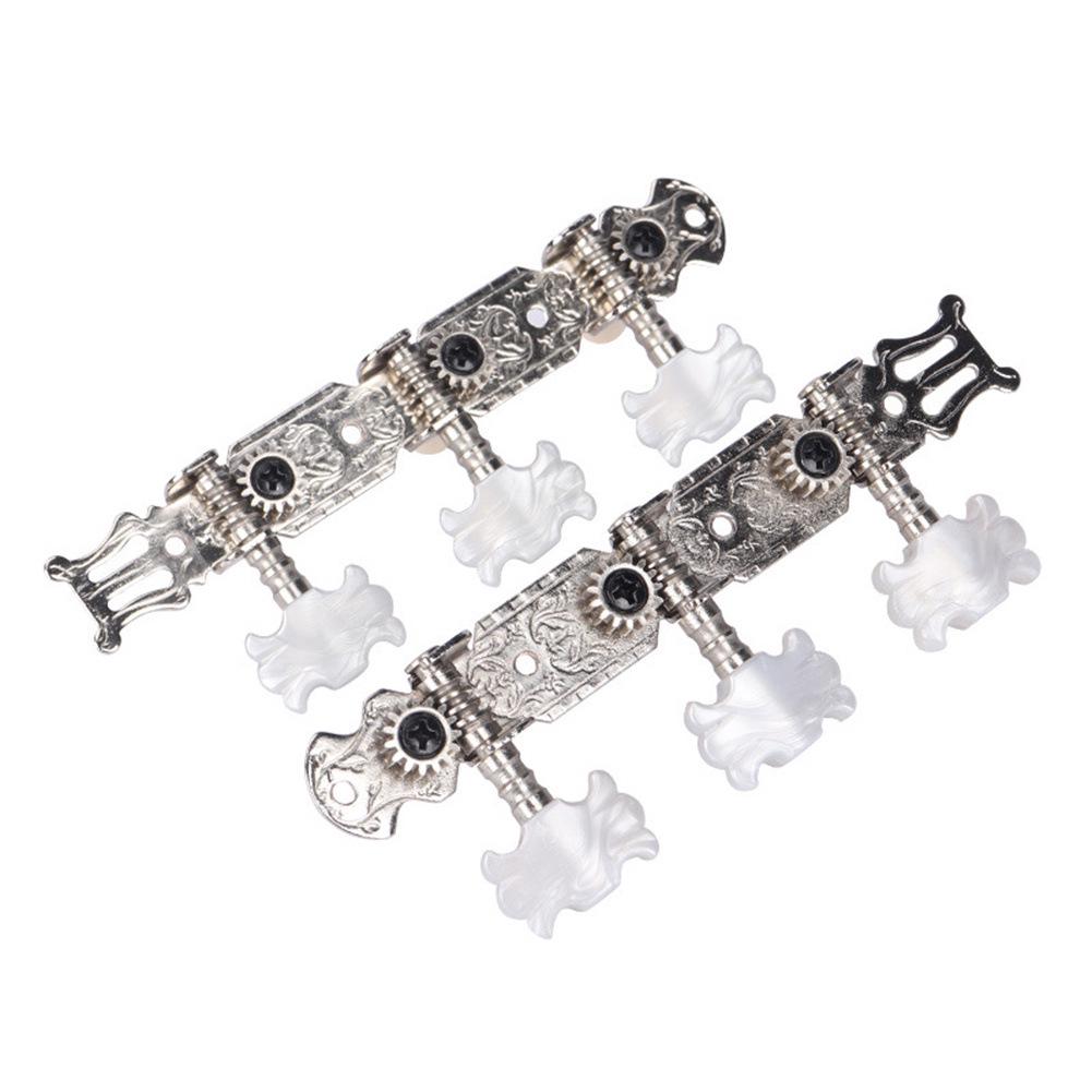 Kompletní sada uzavřených kobylek a ladicích kolíků na kytaru - Kovové akustické příslušenství