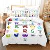 2023 Alphabet Lore Bettwäsche-Set Einzelbett Twin Full Queen King Size Bettwäsche-Set für Erwachsene Kinder Schlafzimmer Bettbezug-Sets Anime Bettwäsche-Set