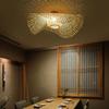 Zen Bamboo Weaving Ceiling Light: Creative Asian-Inspired Lighting for Hotels, Restaurants, Bedrooms, and Studies
