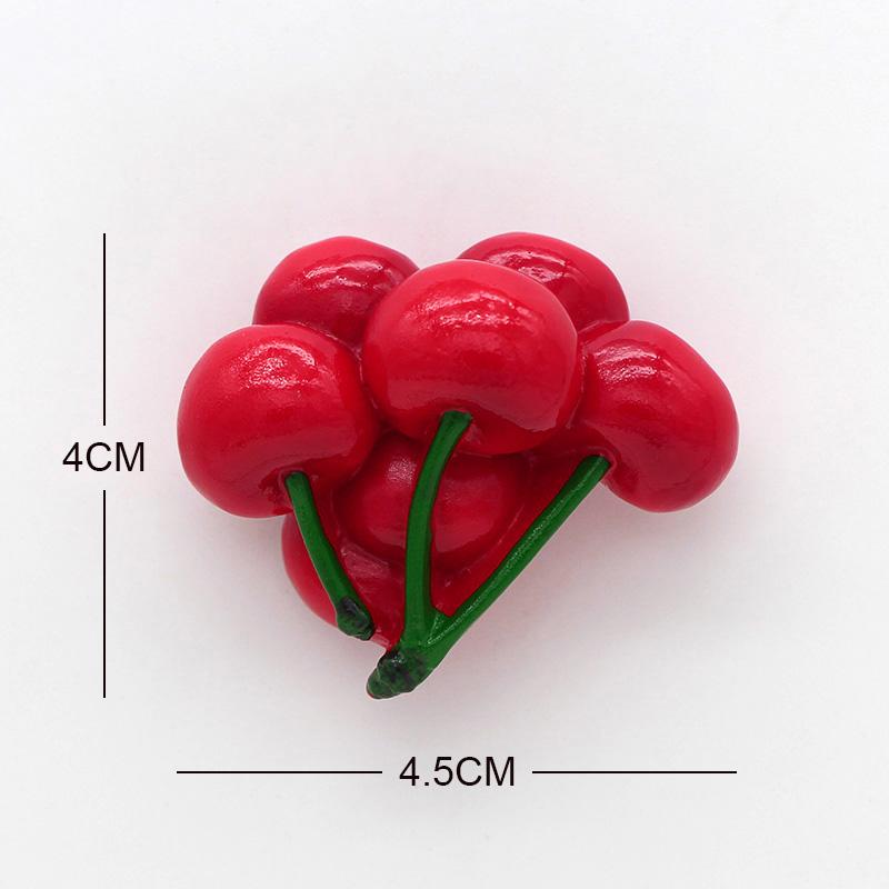 Bionic Fruit Refrigerator with 3D Fridge Magnets Pineapple Bamboo Avocado Papaya Strawberry Durian Cherry Carambola Home Décor