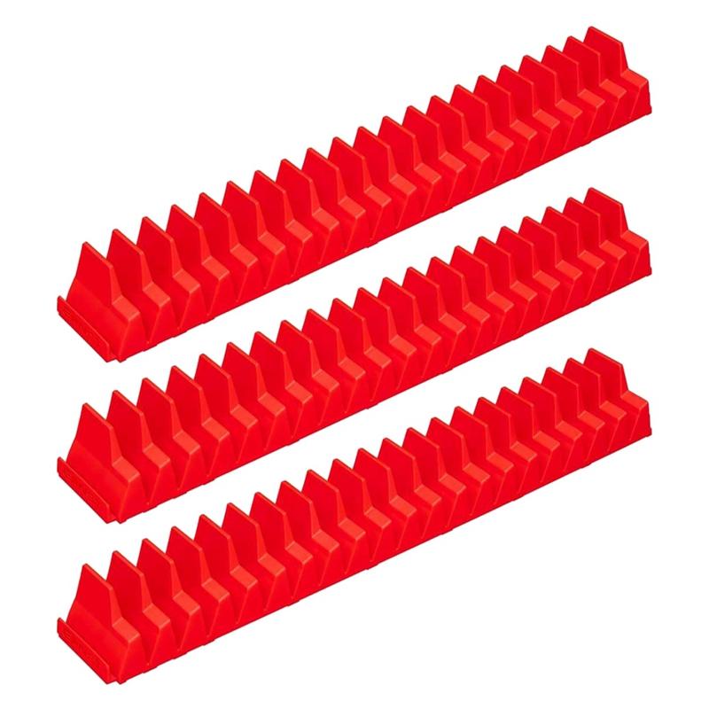 3Pcs Magnetic Wrench Organizer Easy To Install Portable Tool Storage Shelf Wrench Holder For Tool Drawer Storage