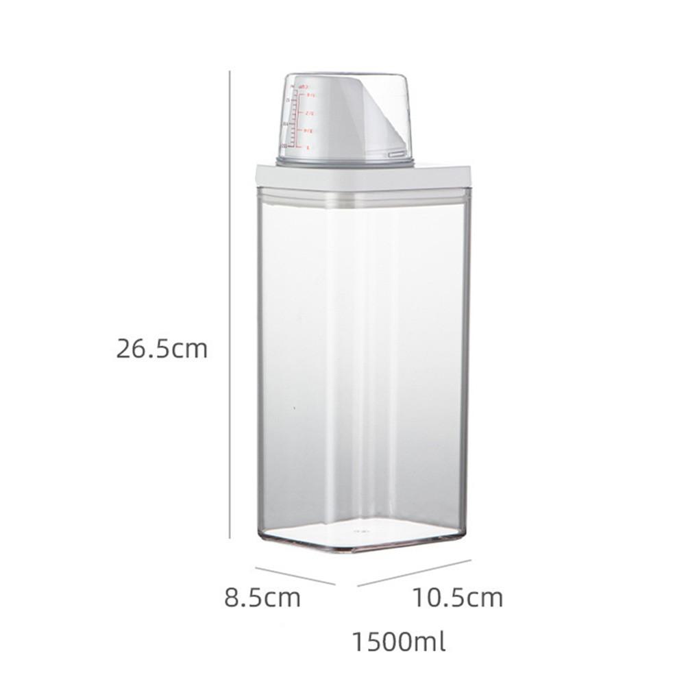 Soap Dispenser Soap Detergents Storage Box Lid Transparent