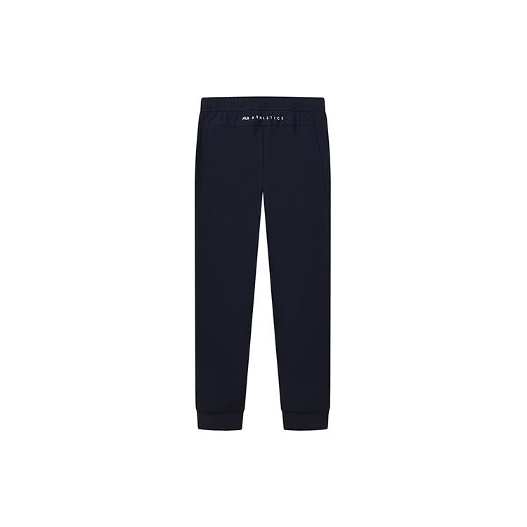 New FILA Knitted Sweatpants Men's Royal Blue A11M221612F-NV