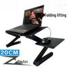 Składany stojak na laptopa z tacą chłodzącą do łóżka i biurka - Wsparcie kręgosłupa szyjnego