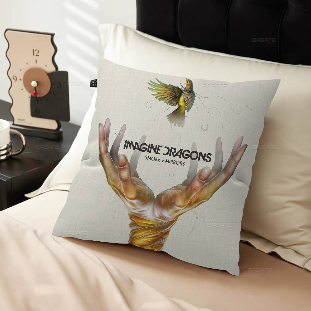Band I-Imagine Popular D-Dragons Office Cushion Pillowcase Car Cushion Cover45X45CM Lumbar Pillowcase Sofa Pillowcover