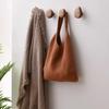 2x 4x Wall Mounted Wood Hooks Wooden Coat Rustic Modern Cabinet Knobs for