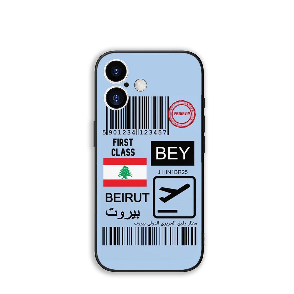 

for Samsung Galaxy A36 A17 A26 A07 A35 A54 A53 A13 A33 A34 S8 S9 S20 S21 FE S10 Plus Phone Cover Case Red Lebanon Flag Casing Galaxy S10 Lite