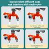 Washing Machine Faucet with An Input and Two Outputs Fast Multifunctional Opening with Double Mouth Bathroom Accessories