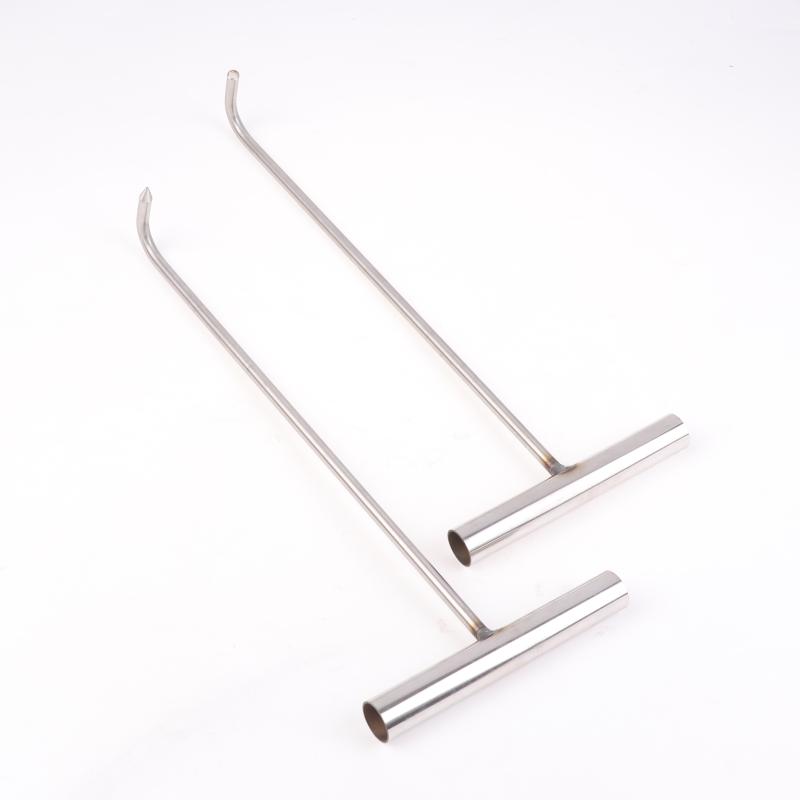 Rolling Doors Utility Tool Versatile Lifter Sewer Stainless Steel Durable Well Lid Hook Open Manhole Cover