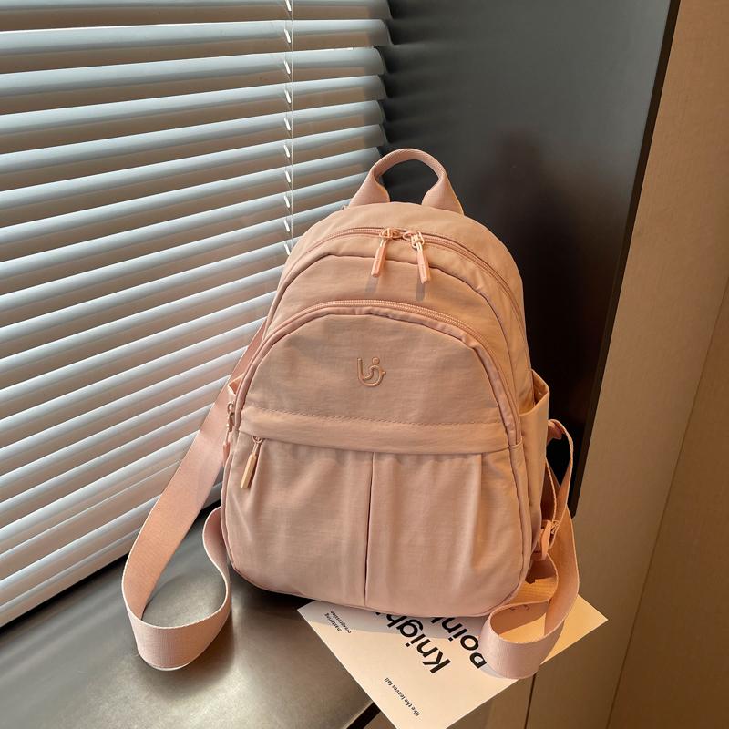 Lightweight Nylon Backpack Women Multi-Pocket Travel Daypack Casual School Bag for Girls