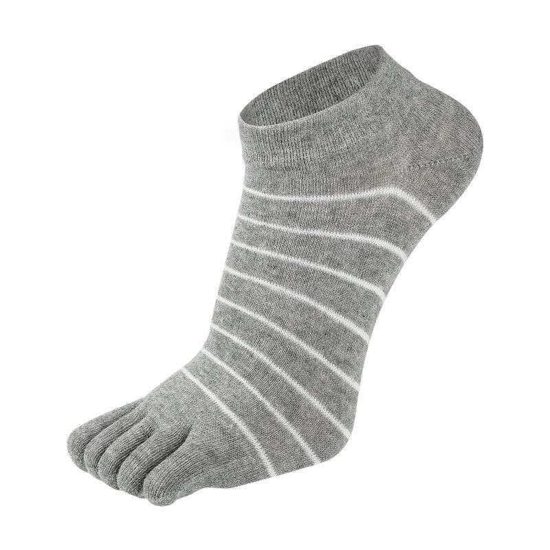 Women's Cotton Five-Toe Socks - Anti-Slip, Short Tube, Low Waist, Separate Toe Design