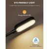 2023 New USB Rechargeable Clip On Eye Protection LED Reading Light Book 5 Color Adjustable Brightness LED Book