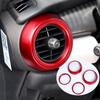 Anneau Cercle Couvercle Garniture de Sortie d'Air AC Latérale du Tableau de Bord Pour Mini Cooper S F55 F56 F57 2014 - Accessoires Rouges