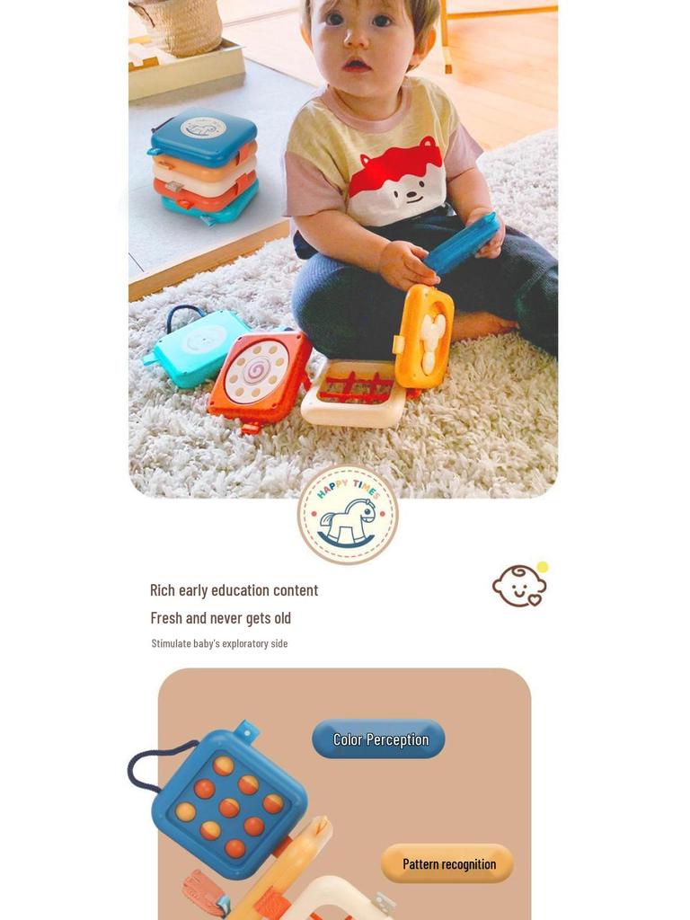 Infant Educational Sensory Stacking Cubes