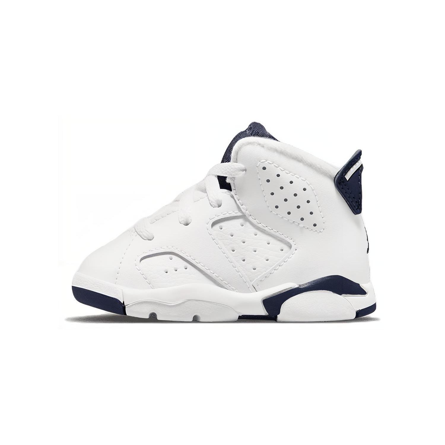Air Jordan 6 Retro TD Midnight Navy 2022 Baby Sneakers White 384667-141 22