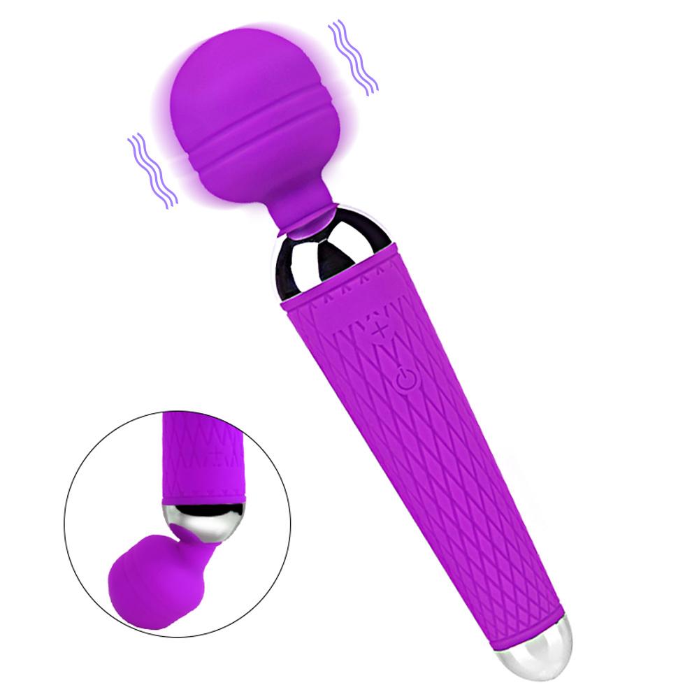 POMFW Výkonný AV vibrátor pro ženy Magic Vagina Wand Clit Stimulator G Bodová masáž Dámská masturbátor Sexuální hračka pro dospělé pro ženy