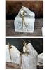 Minimalist Copper Abstract Figure Transparent Plaster Desktop Ornament for Living Room Decor