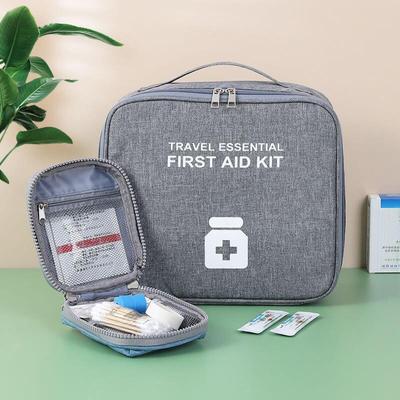 Tragbare Erste-Hilfe-Set-Aufbewahrungstasche, Oxford-Stoff, Medikamenten-Aufbewahrungstasche, Notfall-Medizinbox für Reisen, Outdoor, Camping, Überlebenstasche, Pillenetui