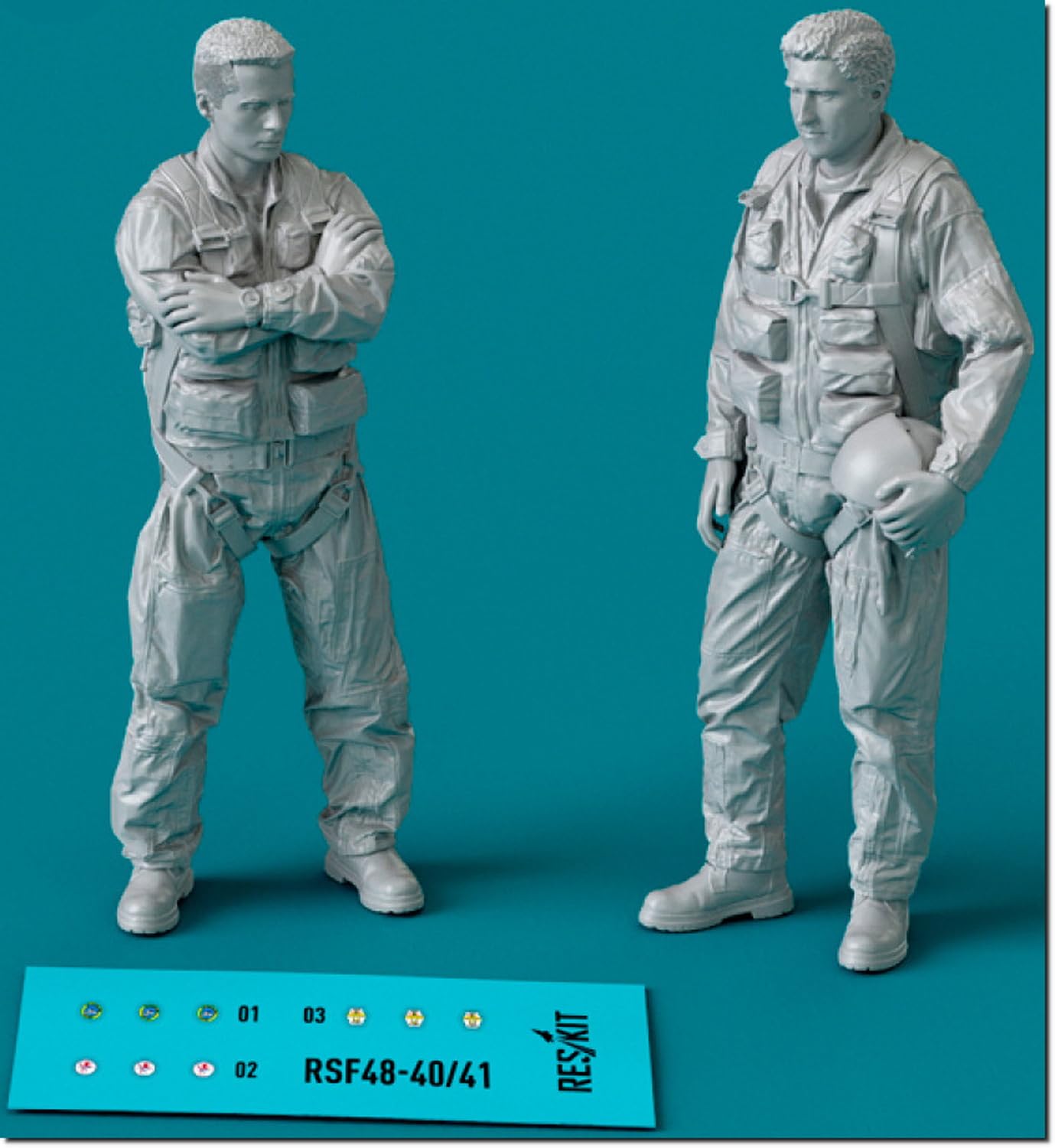 

Reskit Bronco Crew Type 1 2 pieces 3D printer kit 1/48 OV-10A RSKF48-0040