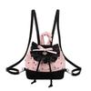 Classic Vintage Plaid Backpack For Students With Pu Material And Adjustable Shoulder Straps