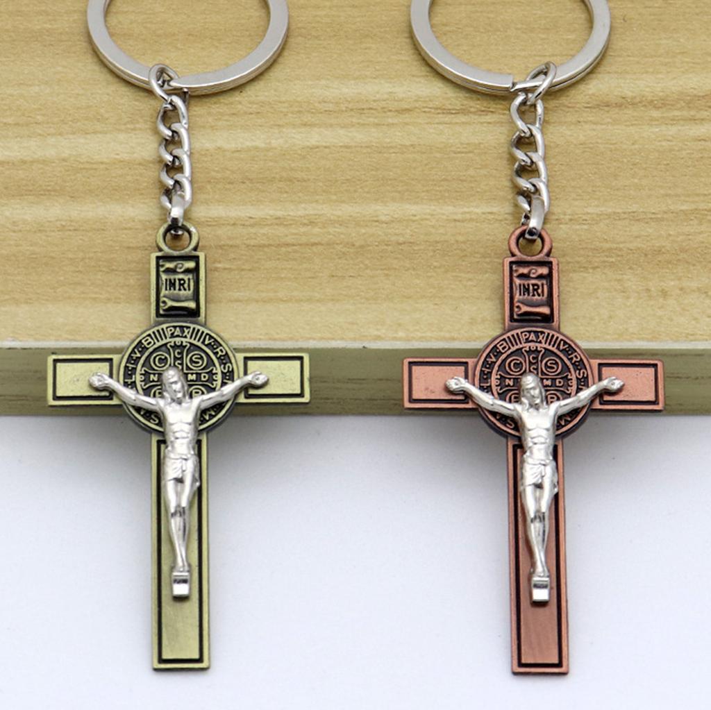 Necklaces Unique Metal Pendants Jewelry Cross Charm Suitable for Christian Believers Gift Enthusiasts Trendsetters
