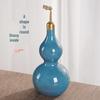 Copper and Brass Hollow Gourd Ornament for Living Room or Entryway Decor