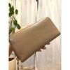 Used PRADA beige long wallet