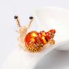 Broche de aleación de colores para mujer, dibujos animados, corsage bonito, adorno para camiseta, suéter, regalo de festival, cumpleaños