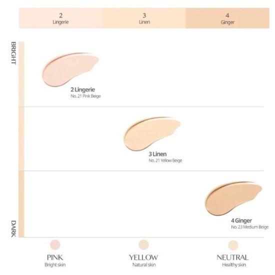 CLIO Kill Cover Mesh Glow Cushion with Refill SPF 50+ PA++++ (2 Colors) 15g*2EA