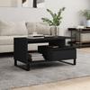 Coffee Table Black 90 x 49 x 45 cm Particleboard