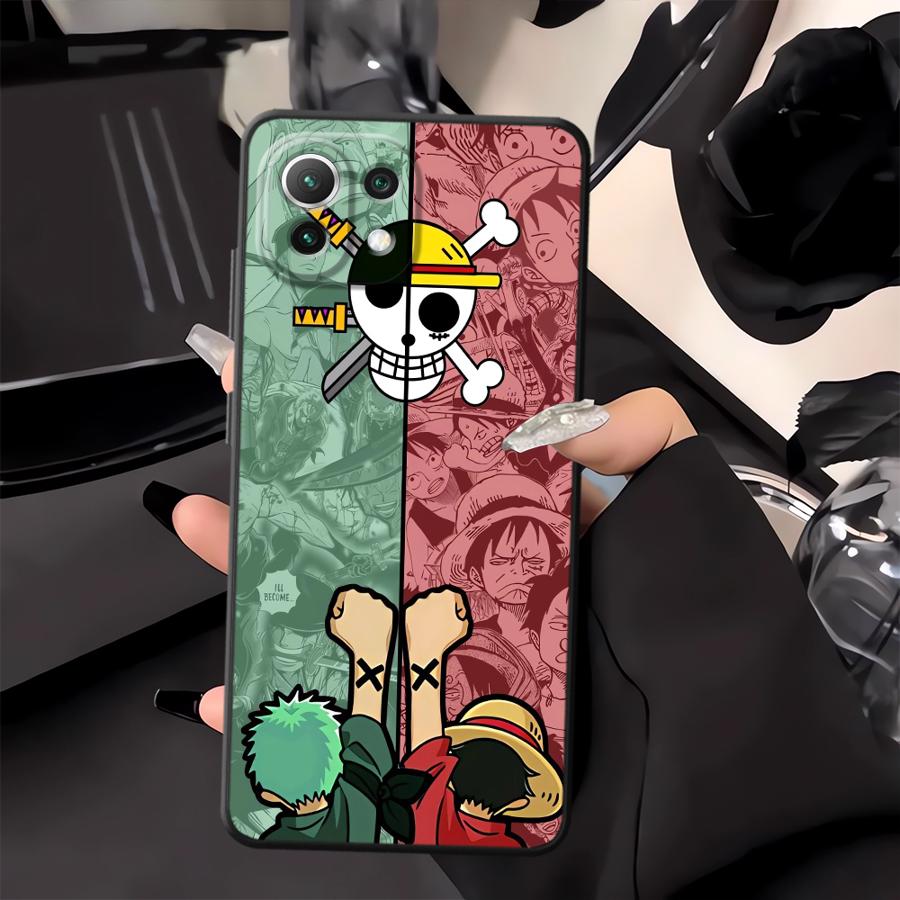 Case for Xiaomi Mi 11T 14 Pro 9 CC9Pro 13 10T 9T 10 11 13 Lite Phone Cover Ones Pieces Luffys Zoros Cartoon