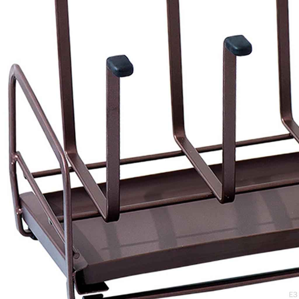 Bottle Drainer Holder Water Dryer Rack 6 Cup Spacing Hanger Adjustable Mug