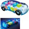 Baby Toys Toddler Police Car Electric Vehicle Toy Auto Driving Transparent Gears Music Lights Cars Toys for Kids Boys