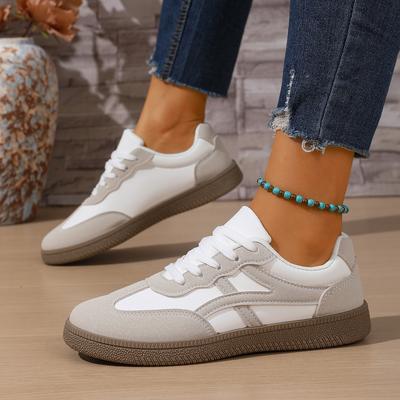 *Spring and Autumn Lace Anti Slip Running Shoes Round Head Elegant Flat Casual Shoes for Women