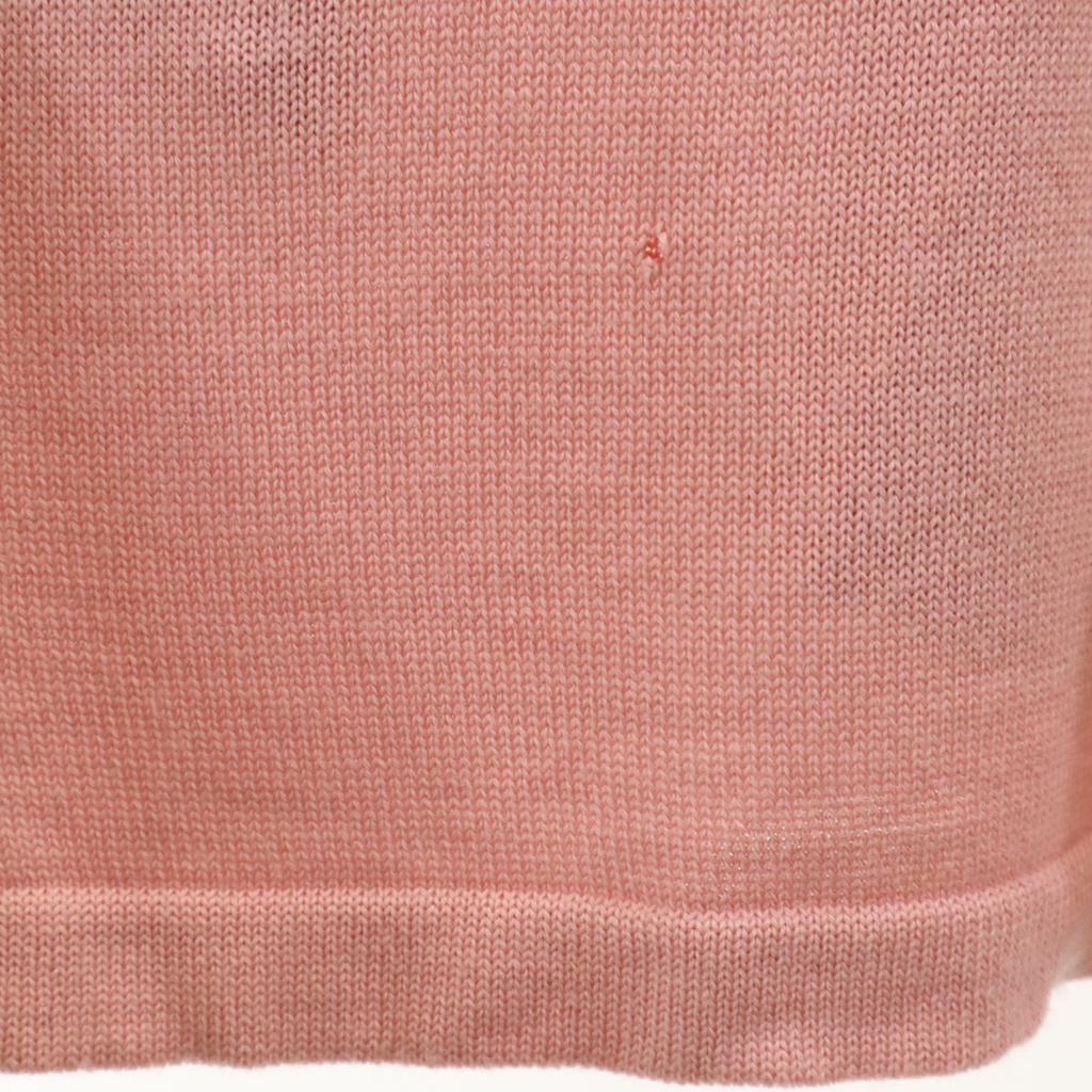 Rene Made In Japan Long Sleeve Long Knit Cardigan 36 Pink Women Used