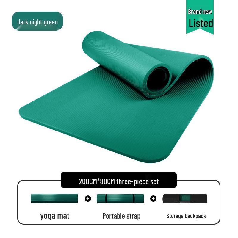 Men's Non-slip Beginner Yoga Mat - Thick, Wide, Long for Home Fitness