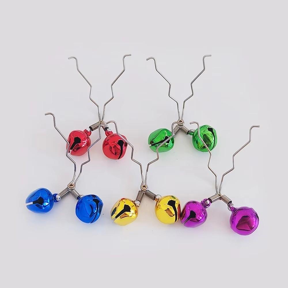 5/10Pcs Metal Fishing Bite Alarm Bell High Sensitivity Fishing Rod Alert  Sea Fishing